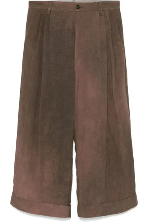 ZIGGY CHEN Homme, Pantalons, Brun, Taille: L Pantalon marron avec boutons et poches