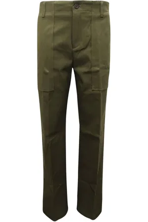 DEPARTMENT FIVE Femme, Pantalons, Vert, Taille: 40 FR Pantalon Style Militaire Femme Made in Italy