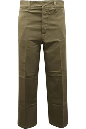 DEPARTMENT FIVE Homme, Pantalons, Vert, Taille: W31 Pantalon Style Militaire Fabriqué en Italie