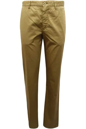 Etro Homme, Pantalons, Vert, Taille: S Pantalon Slim Fit Vert Made in Italy