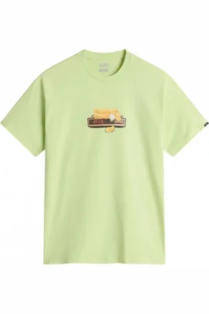 Vans Homme, Tops, Vert, Taille: L T-shirt en Coton Times Up Style