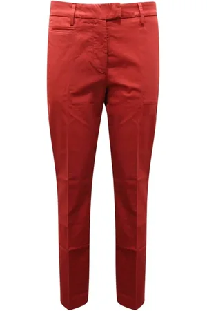 Dondup Femme, Pantalons, Rouge, Taille: W32 Pantalon Wo Parfait Fabriqué en Italie