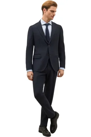 Boglioli Homme, Costumes, Bleu, Taille: L Stretch Wool Canva K-Suit