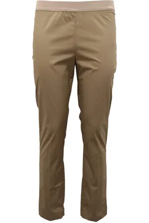 Twin-Set Femme, Pantalons, Vert, Taille: 36 FR Pantalon à taille élastique camouflage