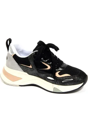 Liu Jo Femme, Chaussures, Noir, Taille: 36 EU Chaussures pailletées couleur argent