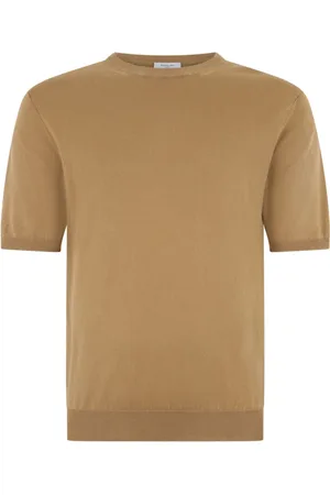 Boglioli Homme, Tops, , Taille: L Garment Dyed Cotton T-Shirt