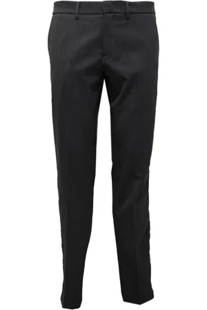 Paolo Pecora Homme, Pantalons, Gris, Taille: S Pantalon en laine gris foncé