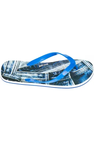 Roberto Cavalli Homme, Chaussures, Bleu, Taille: 46 EU Sandale EVA Bleu Clair pour Homme
