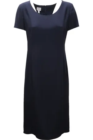Emporio Armani Femme, Robes, Bleu, Taille: 40 FR Robe classique modèle Tma43T Tm003