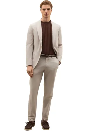 Boglioli Homme, Costumes, Gris, Taille: S Garment Dyed Light Popeline K-Suit