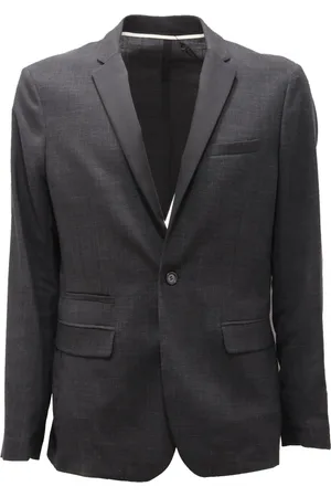 Paolo Pecora Homme, Vestes, Noir, Taille: L Veste en laine mélangée avec brillant réversible