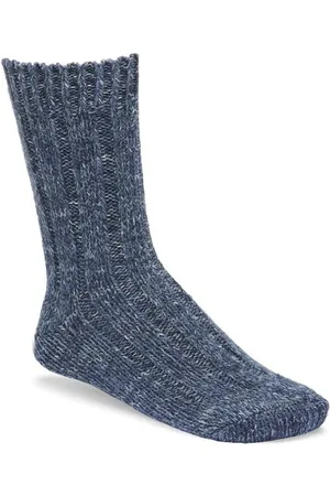 Birkenstock Femme, Sous-vêtements, Bleu, Taille: S Chaussettes en coton torsadé