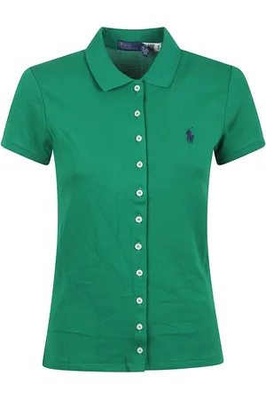 Ralph Lauren Femme, Tops, Vert, Taille: 36 FR T-shirt vert pour femmes