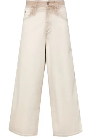 Federico Cina Femme, Pantalons, Blanc, Taille: 40 FR Droits Blanchis 5 Poches Pantalon