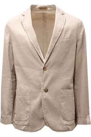 CRUNA Homme, Vestes, , Taille: M Veste en lin/coton style vintage