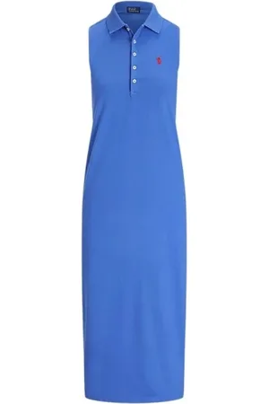 Ralph Lauren Femme, Robes, Bleu, Taille: 42 FR Robe Élégante pour Femmes