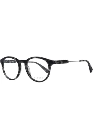 Sandro Unisex, Accessoires, Multicolore, Taille: ONE Size Montures Optiques Rondes en Plastique Gris