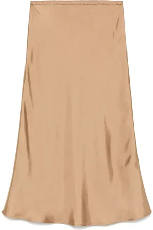 Soeur Femme, Jupes, Brun, Taille: 38 FR Jupe évasée avec taille élastique
