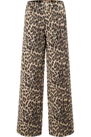 Baum und Pferdgarten Femme, Pantalons, Multicolore, Taille: 42 FR Jean Nicette à imprimé léopard