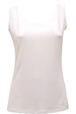 Joseph Ribkoff Femme, Tops, Blanc, Taille: 42 FR Débardeur Vanille Sans Manches Modèle 232269