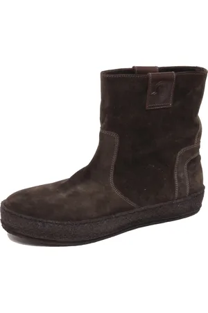 Moncler Homme, Chaussures, Brun, Taille: 44 EU Bottine Verte en Daim Chaussure