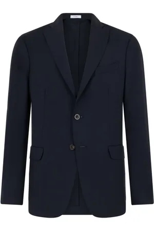 Boglioli Homme, Vestes, Bleu, Taille: XL Stretch Wool Canva K-Jacket