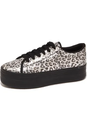 Jeffrey Campbell Femme, Chaussures, Multicolore, Taille: 37 EU Chaussure à Talon Compensé Imprimé Léopard Zomg