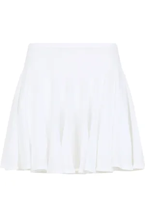 Alaïa Femme, Jupes, Blanc, Taille: 38 FR Jupe Blanche Élégante Polyvalente Chic Style