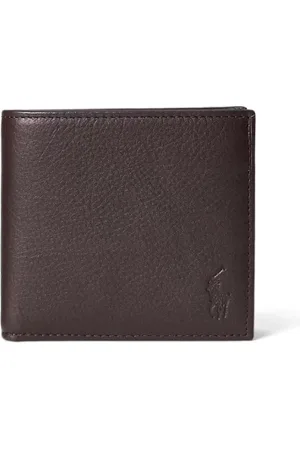 Ralph Lauren Homme, Accessoires, Brun, Taille: ONE Size Portefeuille en Cuir Élégant