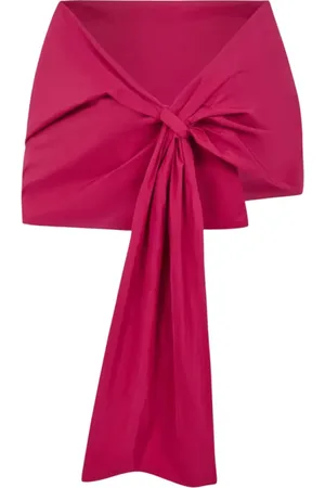 P.A.R.O.S.H. Femme, Accessoires, Rose, Taille: ONE Size Élégant Manteau Écharpe
