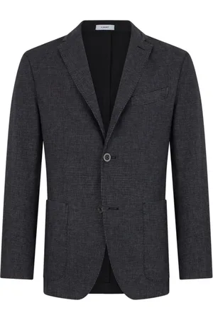 Boglioli Homme, Vestes, Bleu, Taille: S Veste K en coton mélangé teint en pièce