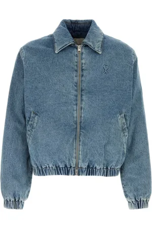 Ami Homme, Vestes, Bleu, Taille: M Veste en jean: Blazers et Gilets
