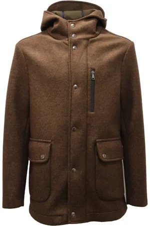 BOB der Bär Homme, Vestes, Vert, Taille: M Veste Stretch Vert Melange Modèle Fish
