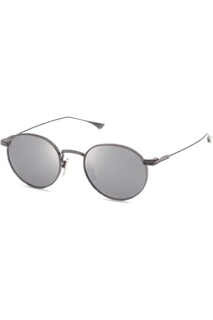 DITA EYEWEAR Unisex, Accessoires, Noir, Taille: ONE Size Lunettes de soleil en fer noir avec flash noir/argent
