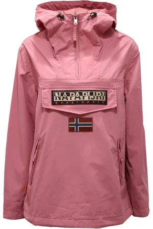 Napapijri Femme, Vestes, Rose, Taille: 36 FR Veste Rainforest Été avec Fermeture Latérale