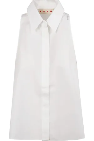 Marni Femme, Blouses et Chemises, Blanc, Taille: 40 FR Collection Chemises Élégantes