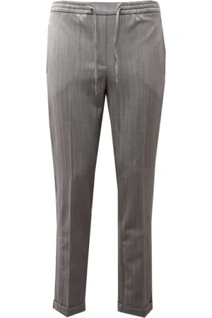 Woolrich Femme, Pantalons, Gris, Taille: 36 FR Confort Flanelle Gris Pantalon