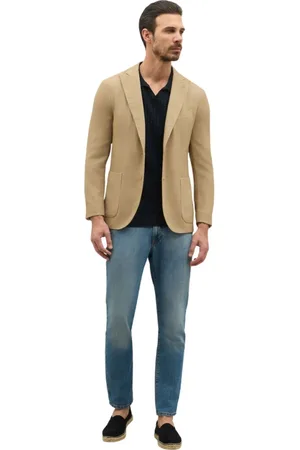 Boglioli Homme, Vestes, , Taille: M Garment Dyed Wool Honeycomb K-Jacket