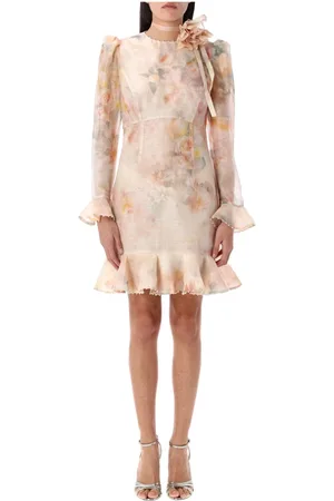 ZIMMERMANN Femme, Robes, , Taille: 40 FR Crush Flower Mini Dress