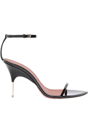 Amina Muaddi Femme, Chaussures, Noir, Taille: 37 EU Sandales Tressées Noires
