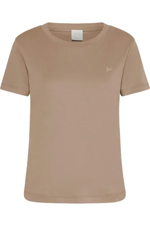 MARELLA Femme, Tops, Brun, Taille: 38 FR Haut à Manches Courtes