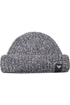 Emporio Armani Homme, Accessoires, Bleu, Taille: L Bonnet Homme Laine Extensible