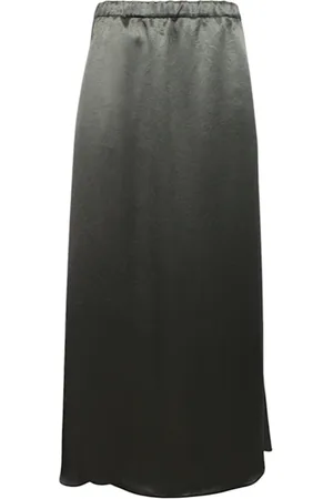 Max Mara Femme, Jupes, Vert, Taille: 42 FR Jupe Femme en Acétate avec Taille Élastique