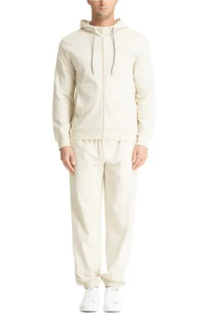 EA7 Homme, Sport, , Taille: M Ensemble de Survêtement Uni avec Cordon et Fermeture Éclair
