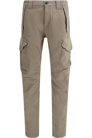 C.P. Company Homme, Pantalons, Brun, Taille: L Pantalon Cargo Élégant avec Plusieurs Poches