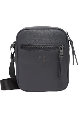 Armani Exchange Homme, Sacs, Noir, Taille: ONE Size Sac bandoulière homme en simili cuir