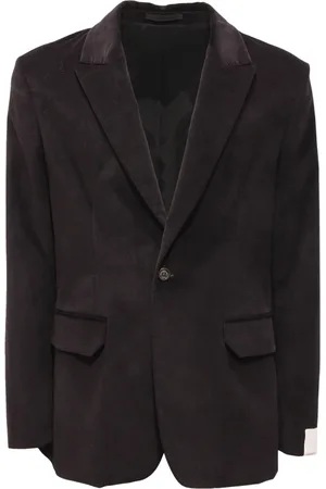 Paolo Pecora Homme, Vestes, Noir, Taille: L Veste en Velours Fabriquée en Italie