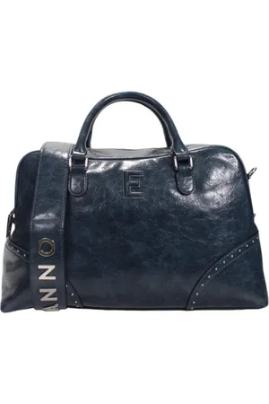 ERMANNO SCERVINO Femme, Sacs, Bleu, Taille: ONE Size Sac à main en simili cuir avec bandoulière amovible