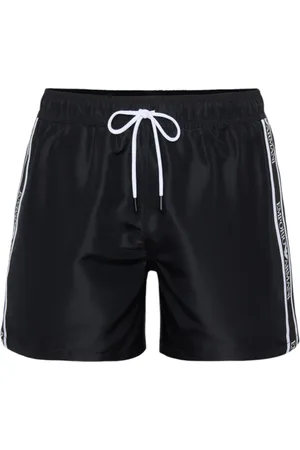 Emporio Armani Homme, Maillots de bain, Noir, Taille: 2XL Boxer de bain homme avec bandes logo