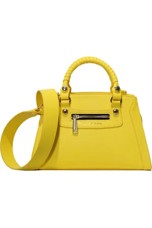 Manila Grace Femme, Sacs, Jaune, Taille: ONE Size Petit sac à main en simili cuir